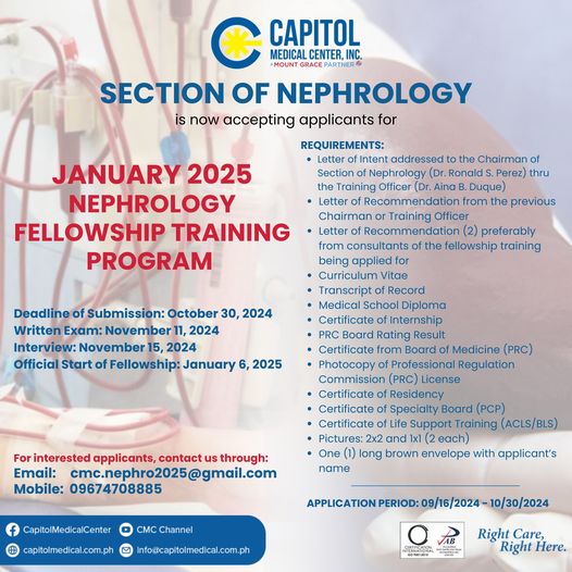 Nephrology Fellowship Training