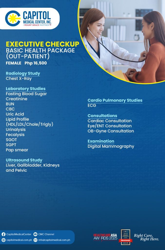 Executive Checkup - Basic Female